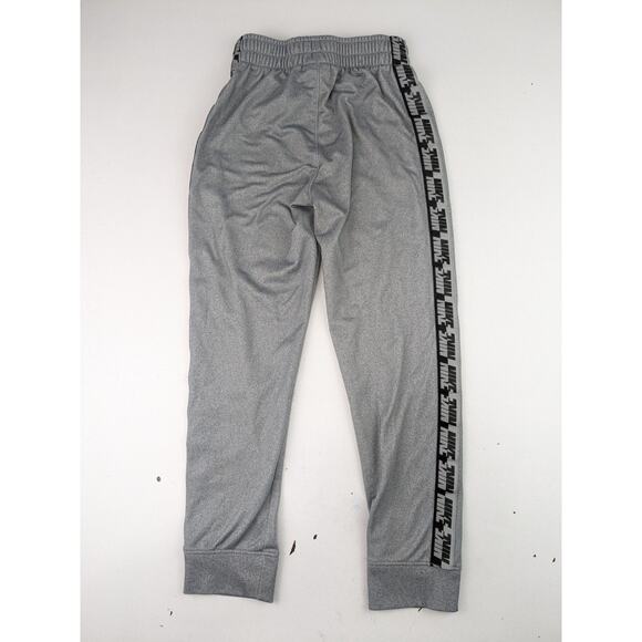 Nike Gray Active Joggers with Logo Nike Band - 7 Youth - Picture 5 of 6